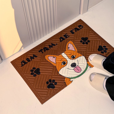  Door carpet Home is where woof is: photo - ORNER 