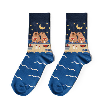  Носки «Капибары на пляже»: фото - ORNER 