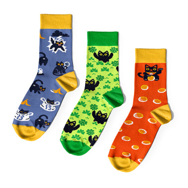  Set of socks Lucky cats: photo - ORNER 