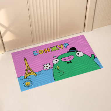 Door carpet ORNER x Maliunok Bonjour: photo - ORNER