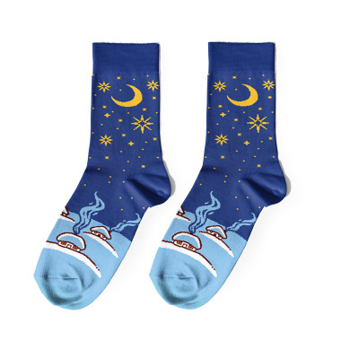  Socks Winter attributes blue: photo - ORNER 