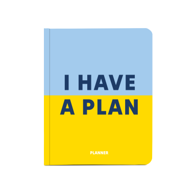  Планер «I HAVE A PLAN» сине-желтый: фото - ORNER 