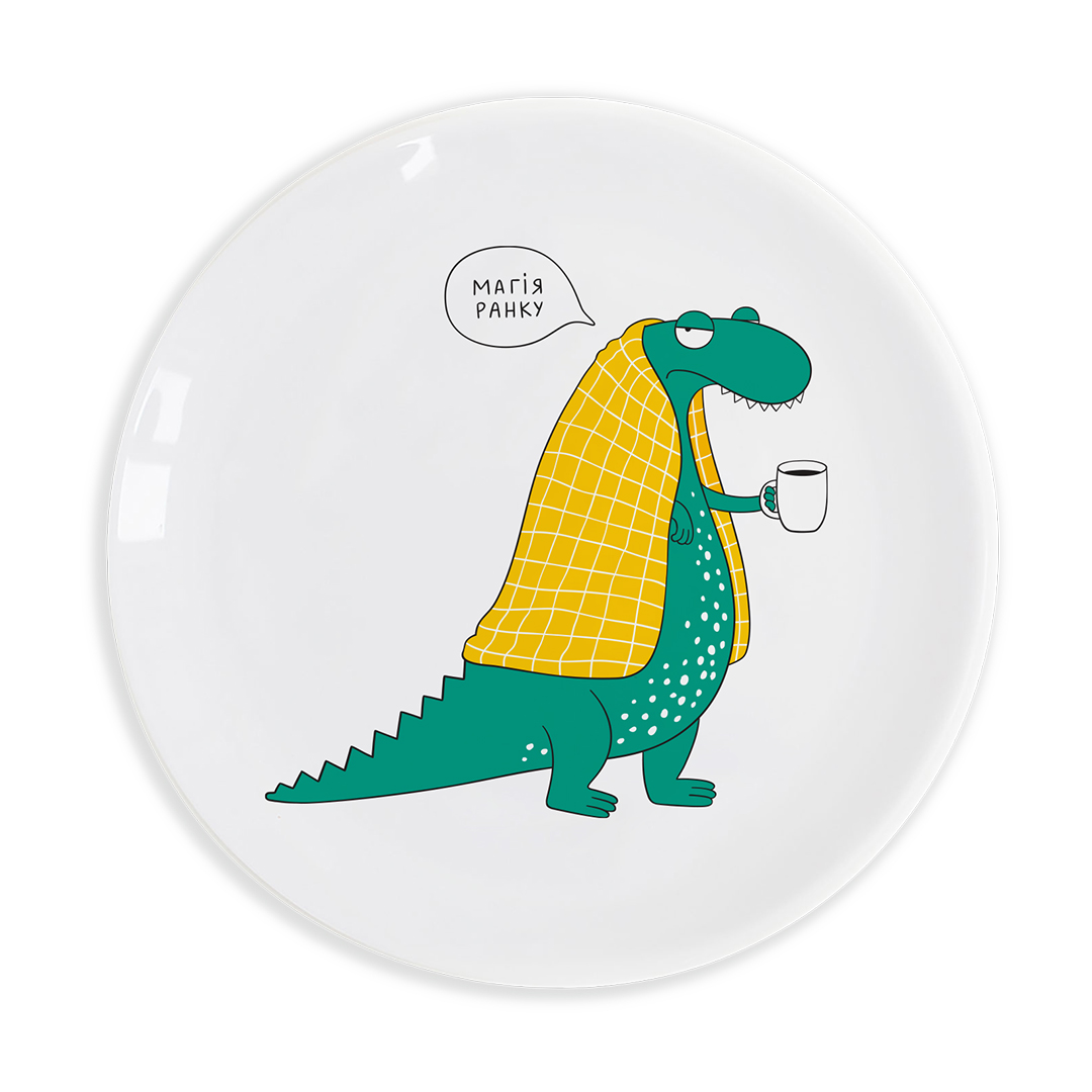 

Тарелка и чашка «Рекс: Магия утра»