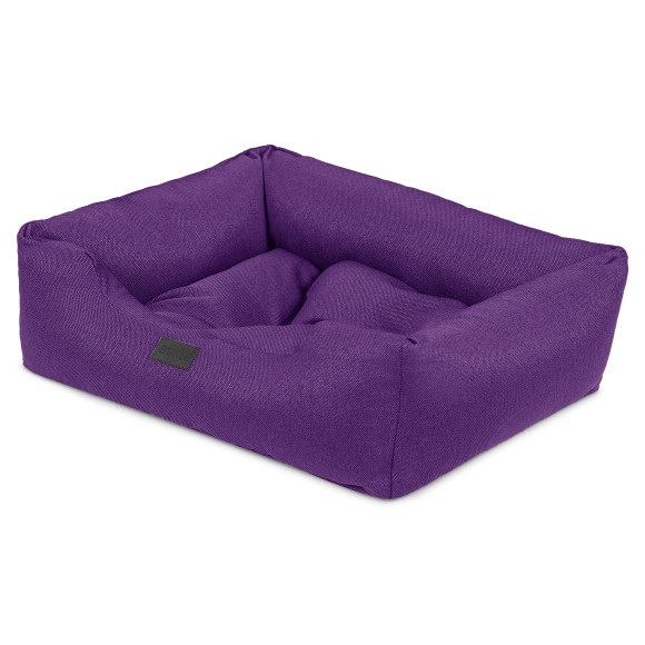 Лежак Классический для собак фиолетовый S: Фото - ORNER 