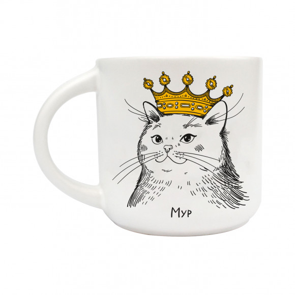  Чашка  «Кошечка в короне»: Фото - ORNER 