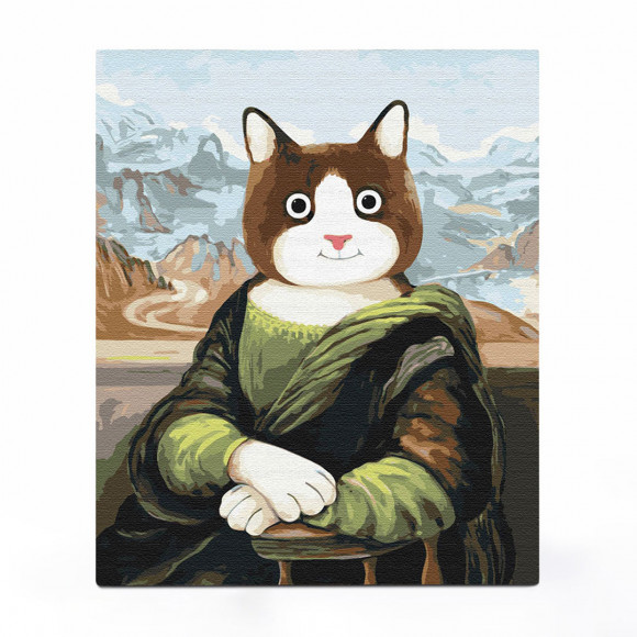  Set of paintings by numbers with cats: Photo - ORNER 