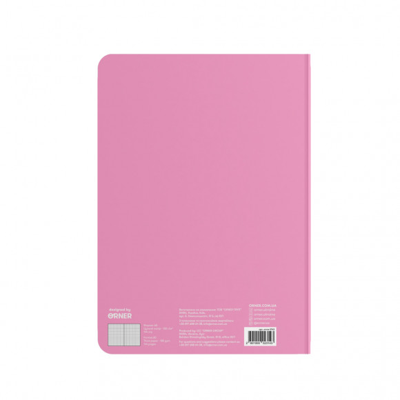  Блокнот «Просто рожевий»: Фото - ORNER 