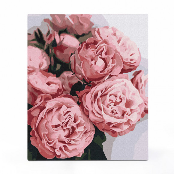  Картина по номерам «Пионовидные розы»: Фото - ORNER 