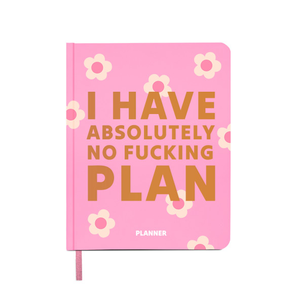  Планер «I HAVE ABSOLUTELY NO PLAN» розовый: Фото - ORNER 