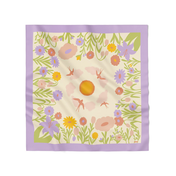  Платок «Ласточкино небо» светлый: Фото - ORNER 