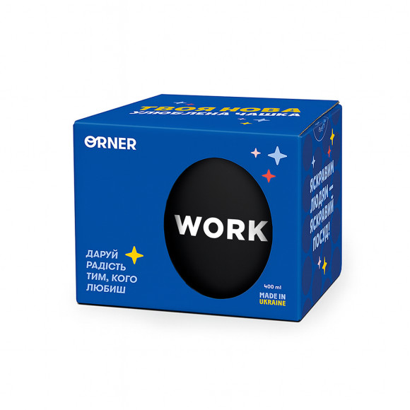  Чашка «Work» черная: Фото - ORNER 