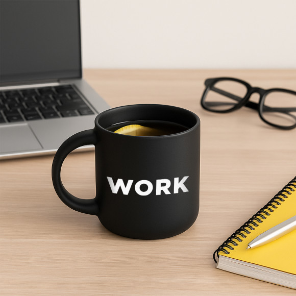  Чашка «Work» черная: Фото - ORNER 