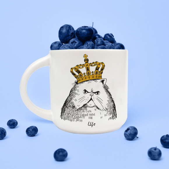  Чашка  «Кот в короне»: Фото - ORNER 