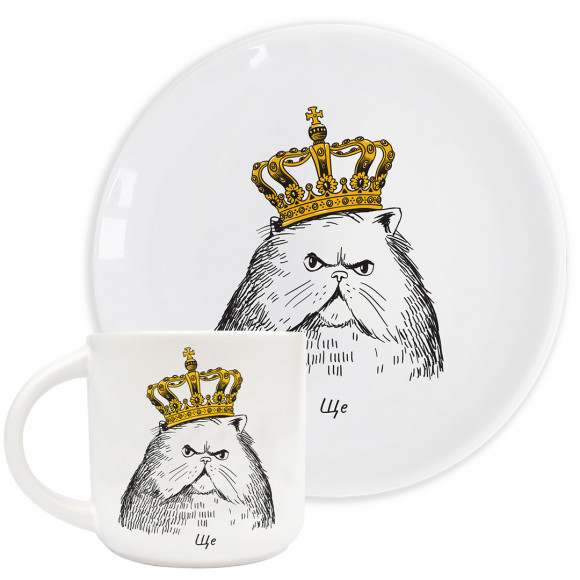  Чашка  «Кот в короне»: Фото - ORNER 