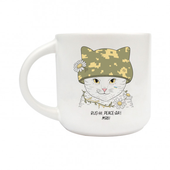  Тарелка и чашка ORNER «Кошка-защитница»: Фото - ORNER 