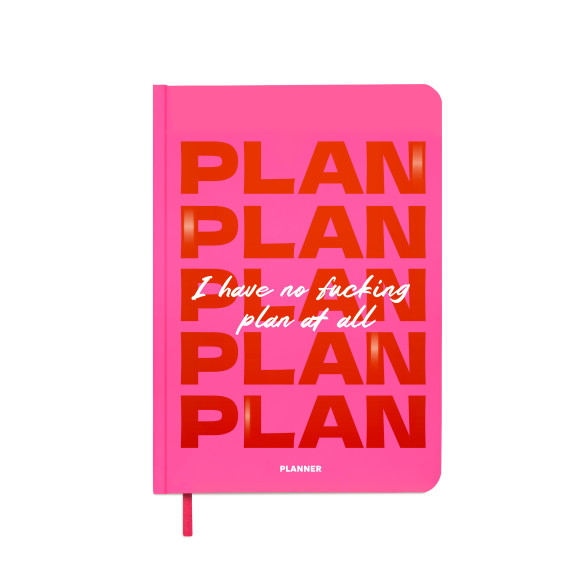  Мініпланер «I HAVE NO PLAN AT ALL mini» рожевий: Фото - ORNER 