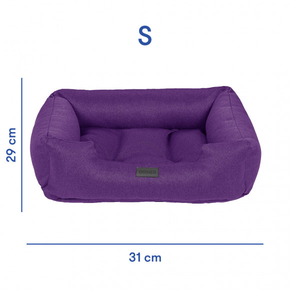  Лежак Класичний для собак фіолетовий S: Фото - ORNER 