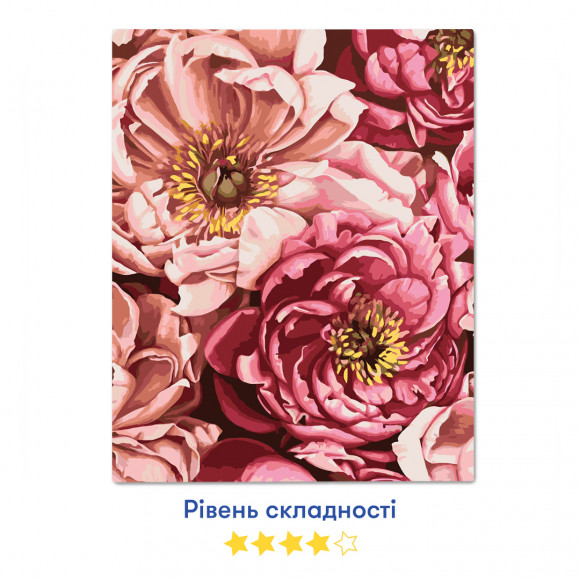  Картина по номерам ORNER x Osmolovska «Розовые пионы»: Фото - ORNER 