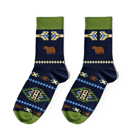  Носки «Запад» тёмно-синие 1 пара: Фото - ORNER 