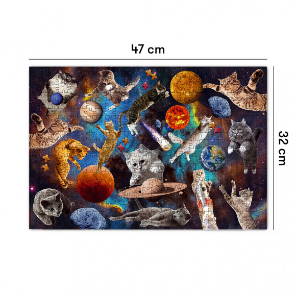 Пазл ORNER «Котики у вiдкритому космосi» 500 елементiв: Фото - ORNER 