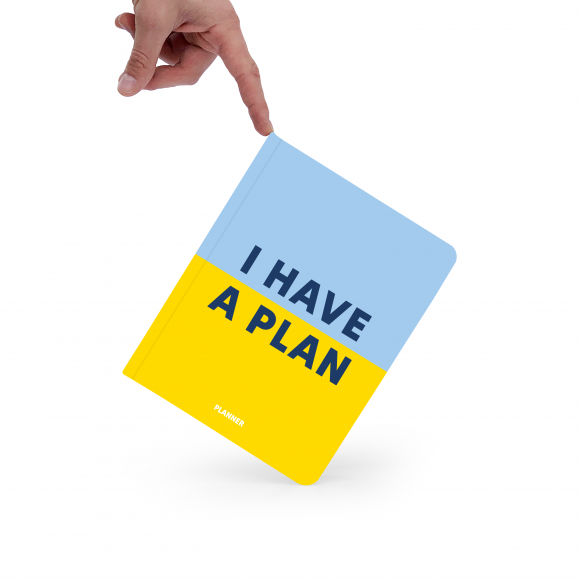  Планер «I HAVE A PLAN» сине-желтый: Фото - ORNER 