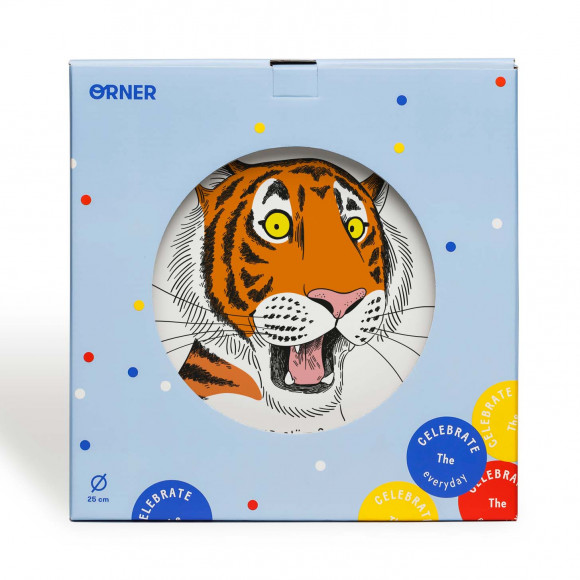  Тарелка «Удивленный тигр»: Фото - ORNER 