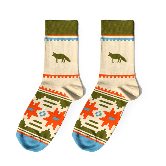  Шкарпетки «Схід» світлі 1 пара: Фото - ORNER 