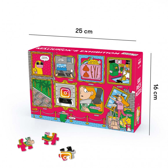  Jigsaw puzzle ORNER х MALIUNOK Maliunok's exhibition 500 elements: Photo - ORNER 