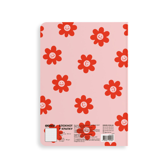  Блокнот в крапку «Для бажань» рожевий: Фото - ORNER 