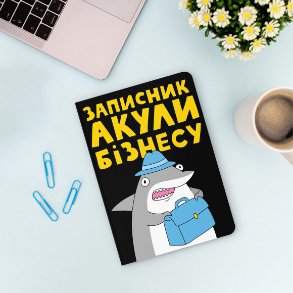  Блокнот у крапку ORNER x Maliunok «Акула бізнесу»: Фото - ORNER 