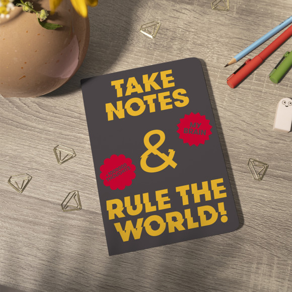  Блокнот в точку «Take notes»: Фото - ORNER 