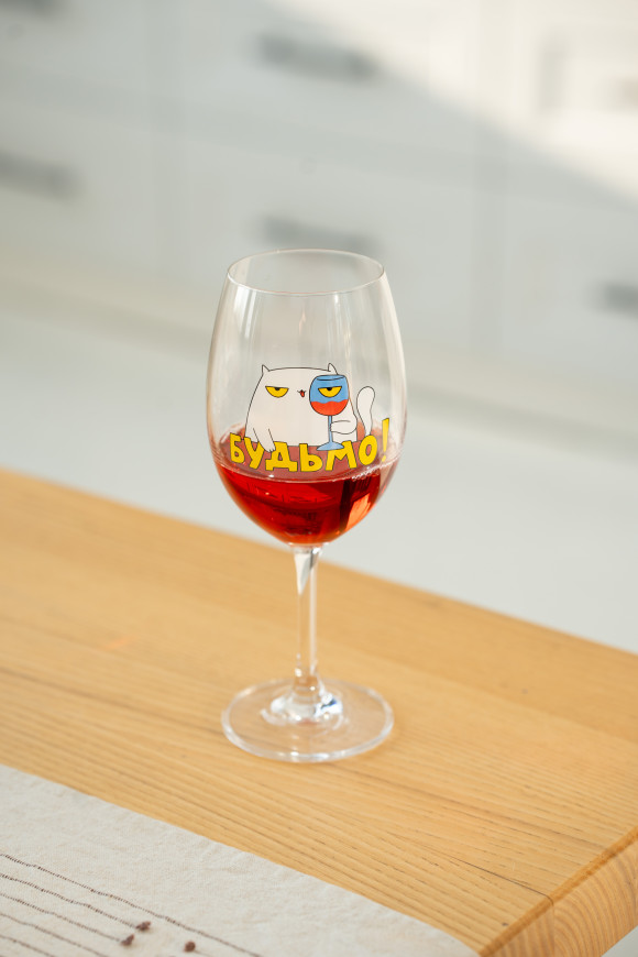  Бокал для вина ORNER x Maliunok «Будьмо»: Фото - ORNER 