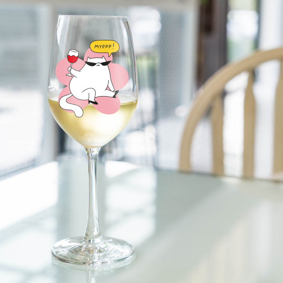  Келих для вина ORNER х MALIUNOK «Муррр»: Фото - ORNER 