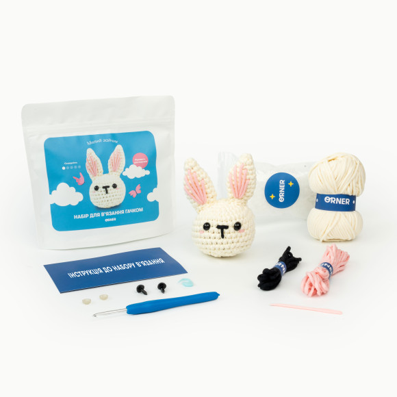 Набор для вязания крючком «Зайчик»: Фото - ORNER 