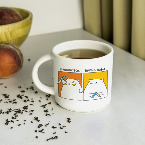  Чашка «Кот-кофеман»: Фото - ORNER 