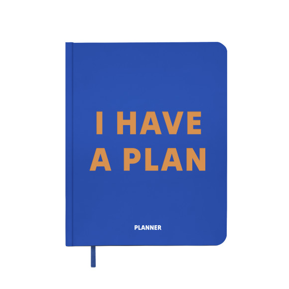  Планер «I HAVE A PLAN» синій: Фото - ORNER 