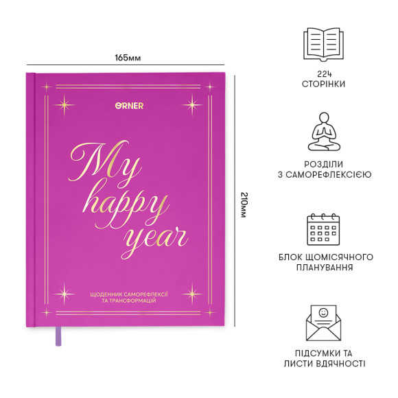  Дневник саморефлексии «Год моей трансформации»: Фото - ORNER 