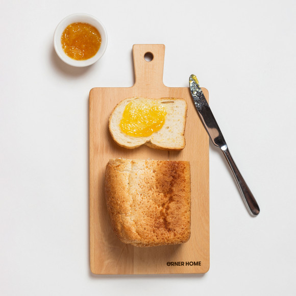  Rectangular cutting board with a handle (small): Photo - ORNER 