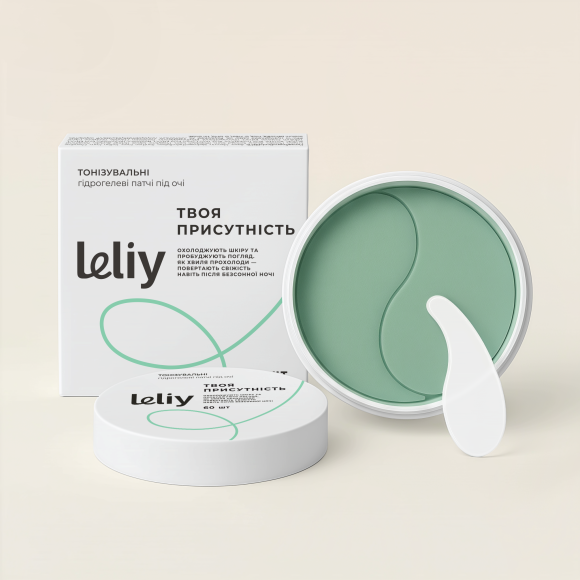  Toning hydrogel eye patches ORNER x Leliy  