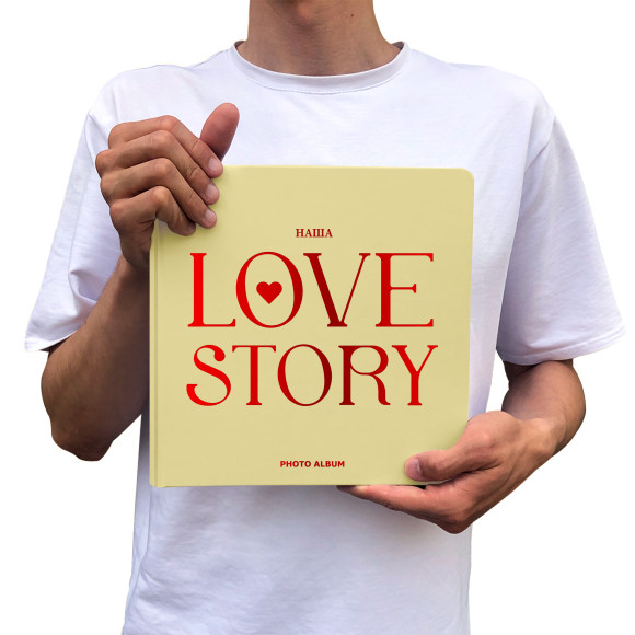  Фотоальбом «Love story» бежевый: Фото - ORNER 