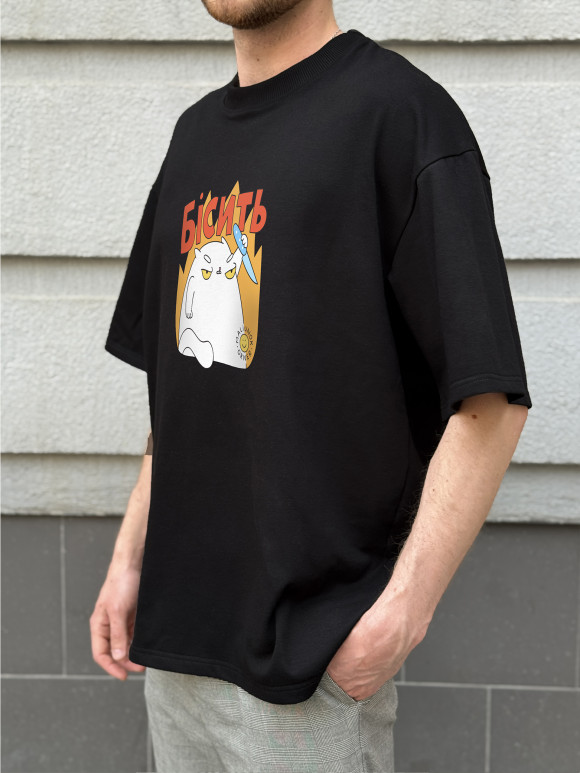  T-shirt ORNER x Maliunok “Annoyed” black: Photo - ORNER 