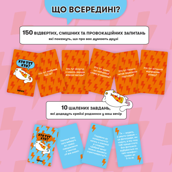  Гра для компанії «Хто тут Хто?»: Фото - ORNER 