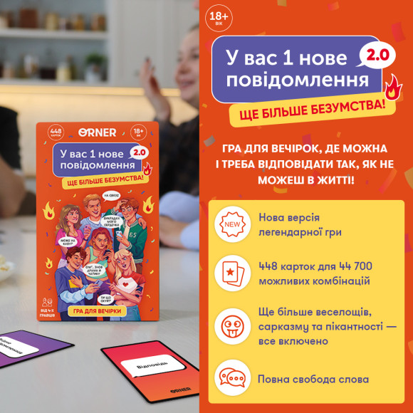  Игра для компании «У вас 1 новое сообщение 2.0»: Фото - ORNER 