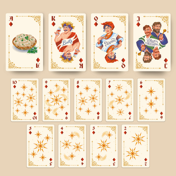  Игральные карты «Енеида» большого размера: Фото - ORNER 