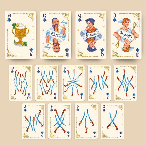  Игральные карты «Енеида» большого размера: Фото - ORNER 