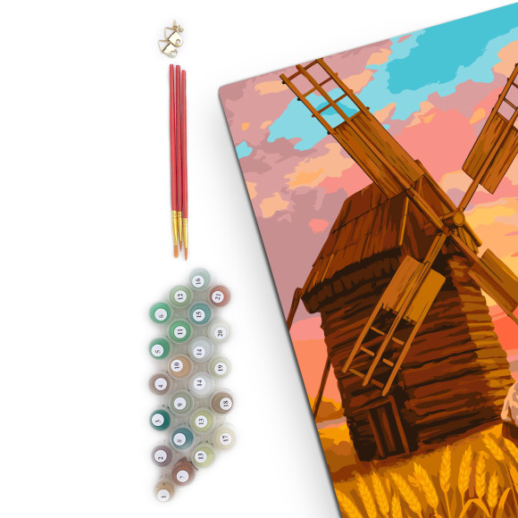  Картина по номерам «Украинские ветряки»: Фото - ORNER 