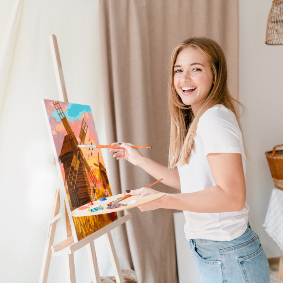  Картина по номерам «Украинские ветряки»: Фото - ORNER 