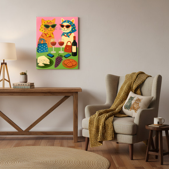  Картина по номерам «Кошачий пикник»: Фото - ORNER 