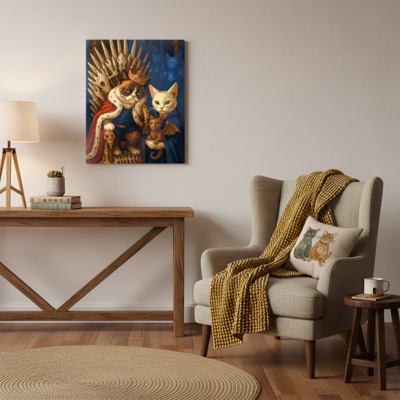  Картина за номерами «Кіт престолів»: Фото - ORNER 