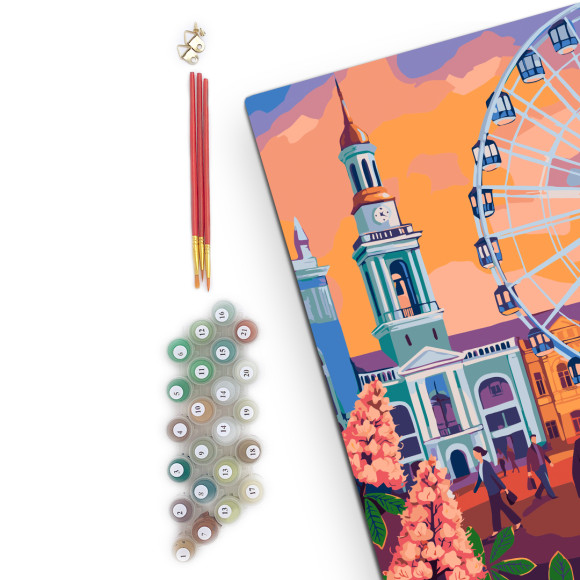  Картина за номерами «Контрактова площа»: Фото - ORNER 